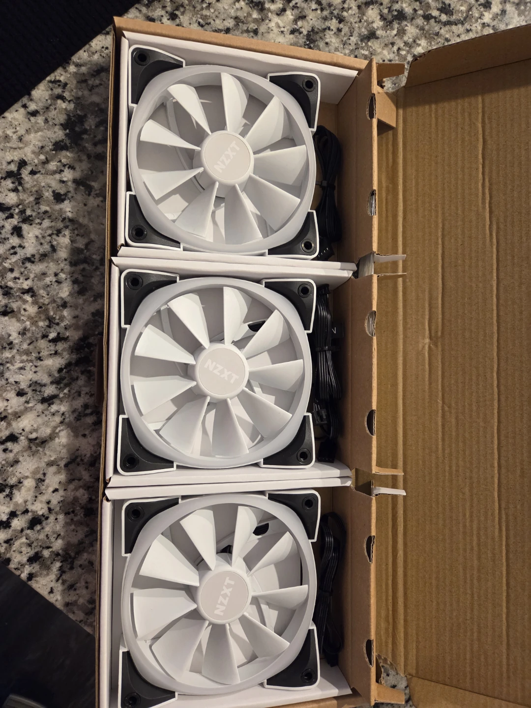 NZXT White PC Case Fans 3-Pack