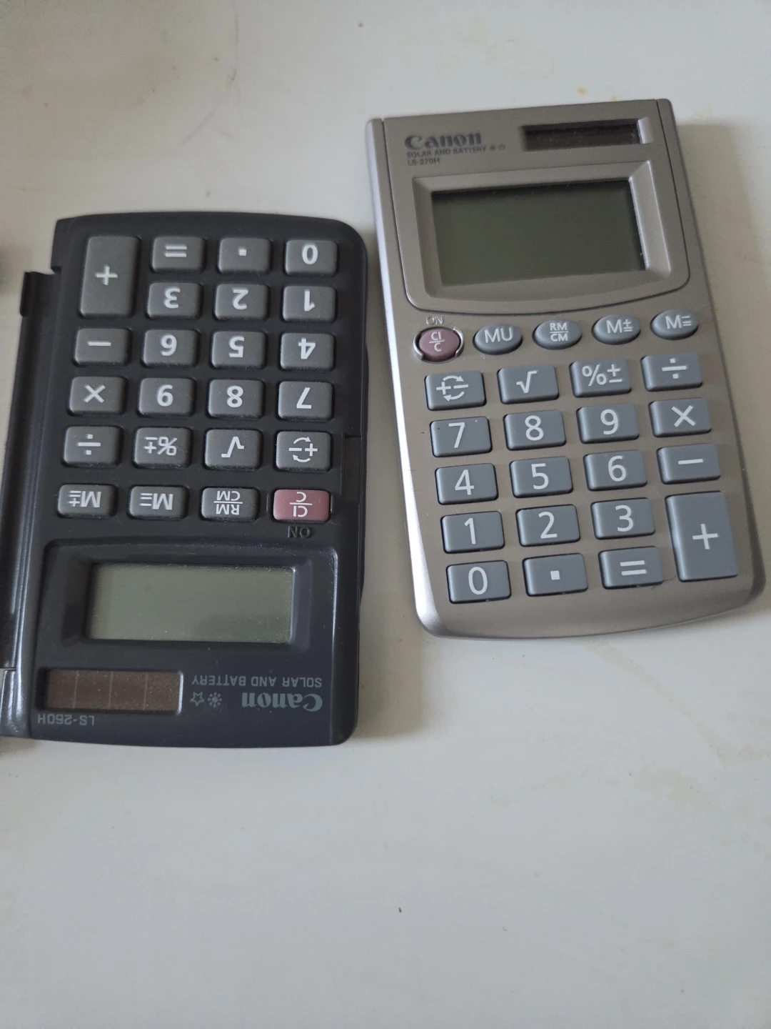 Two Canon Calculators LS-260H and LS-270H - photo 4