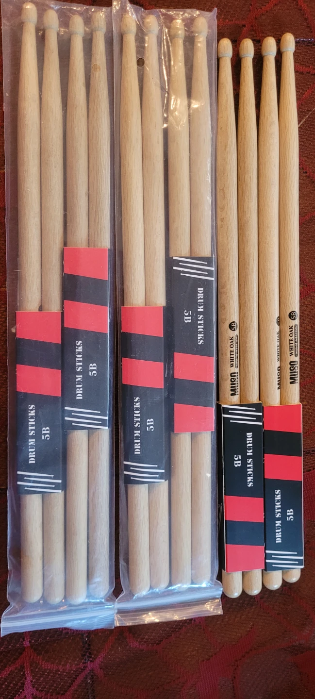 Muso 5B White Oak Drum Sticks - photo 3