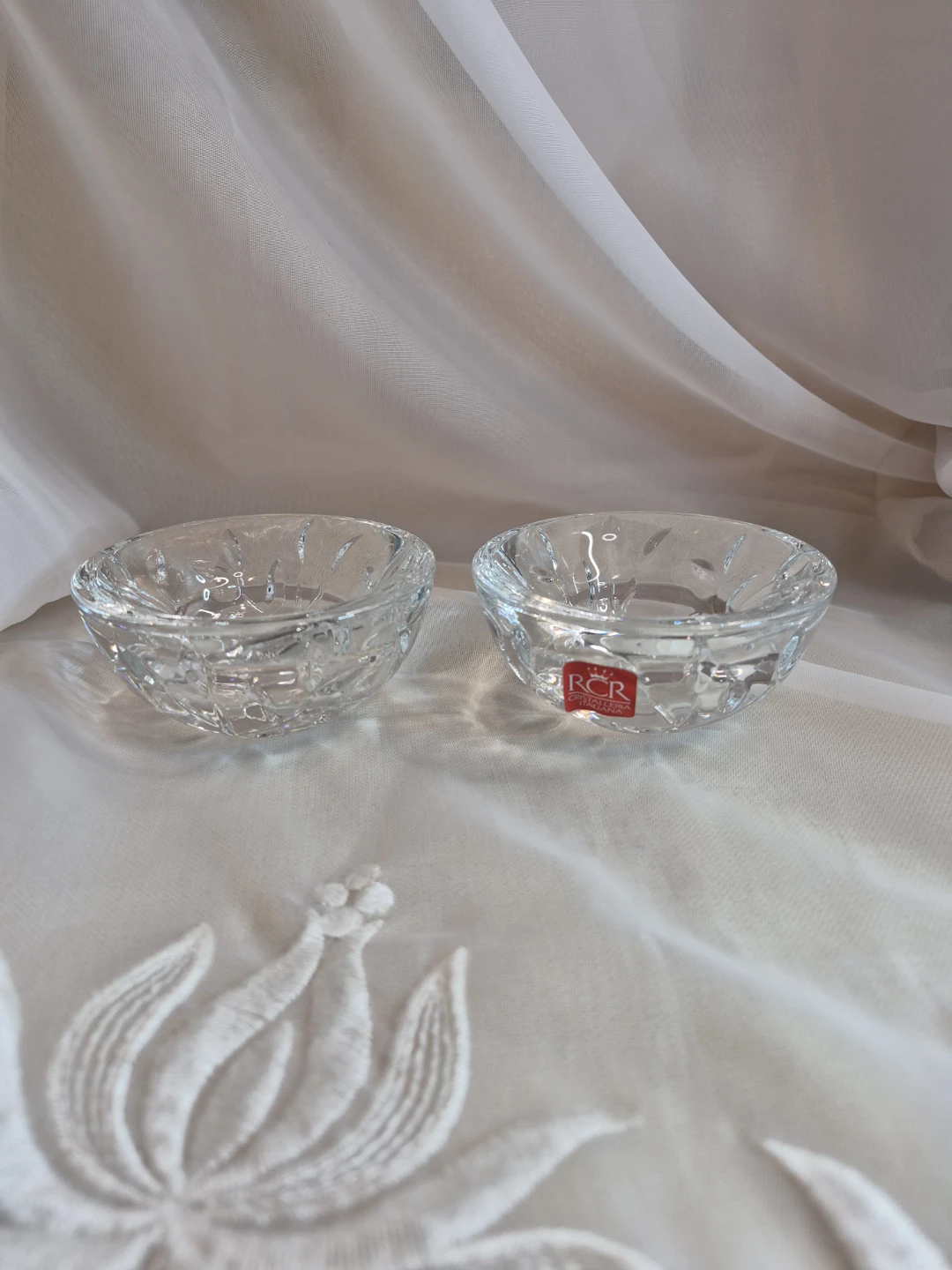 Vintage RCR Crystal Tealight/Votive Holders - photo 2