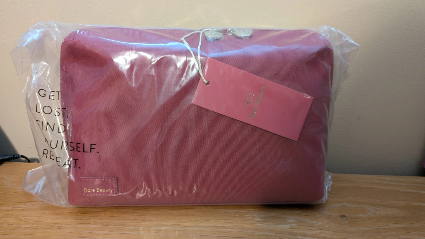 BÉIS x Rare Beauty large Cosmetic Case new