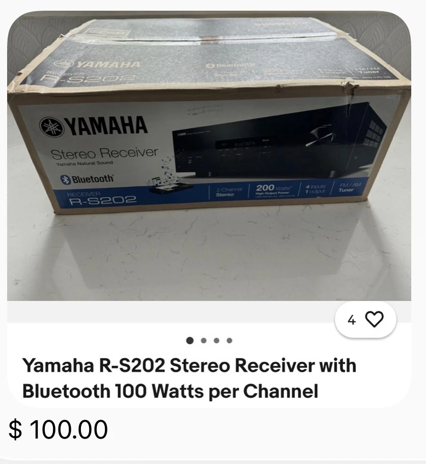 Yamaha R-S202 Stereo Receiver