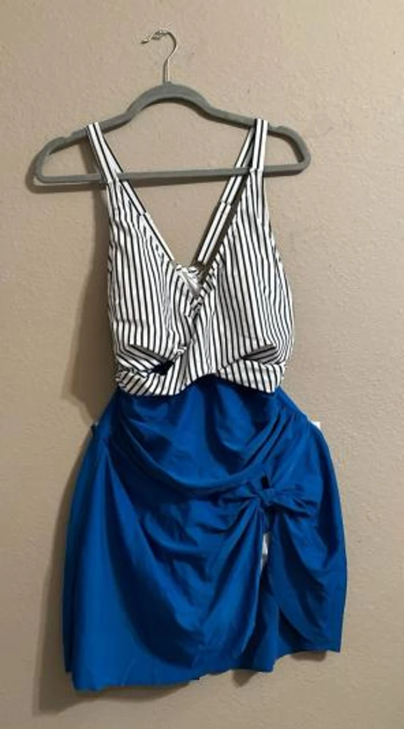 Blooming jelly Striped One-Piece Swimsuit XXL - photo 2