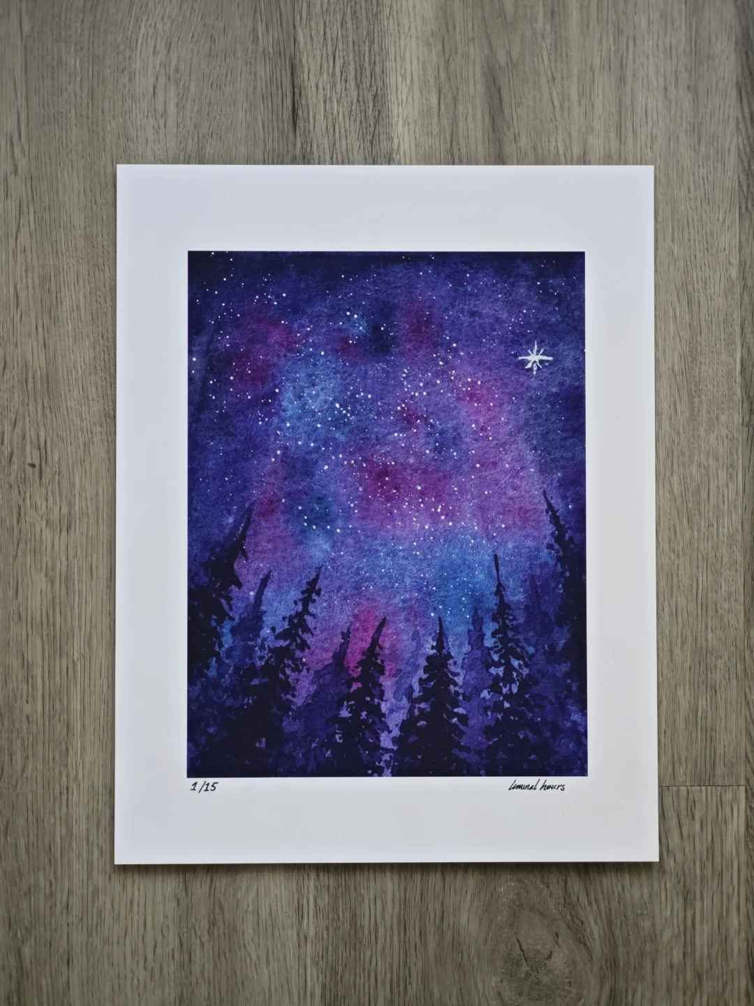 Starry night - Art Print