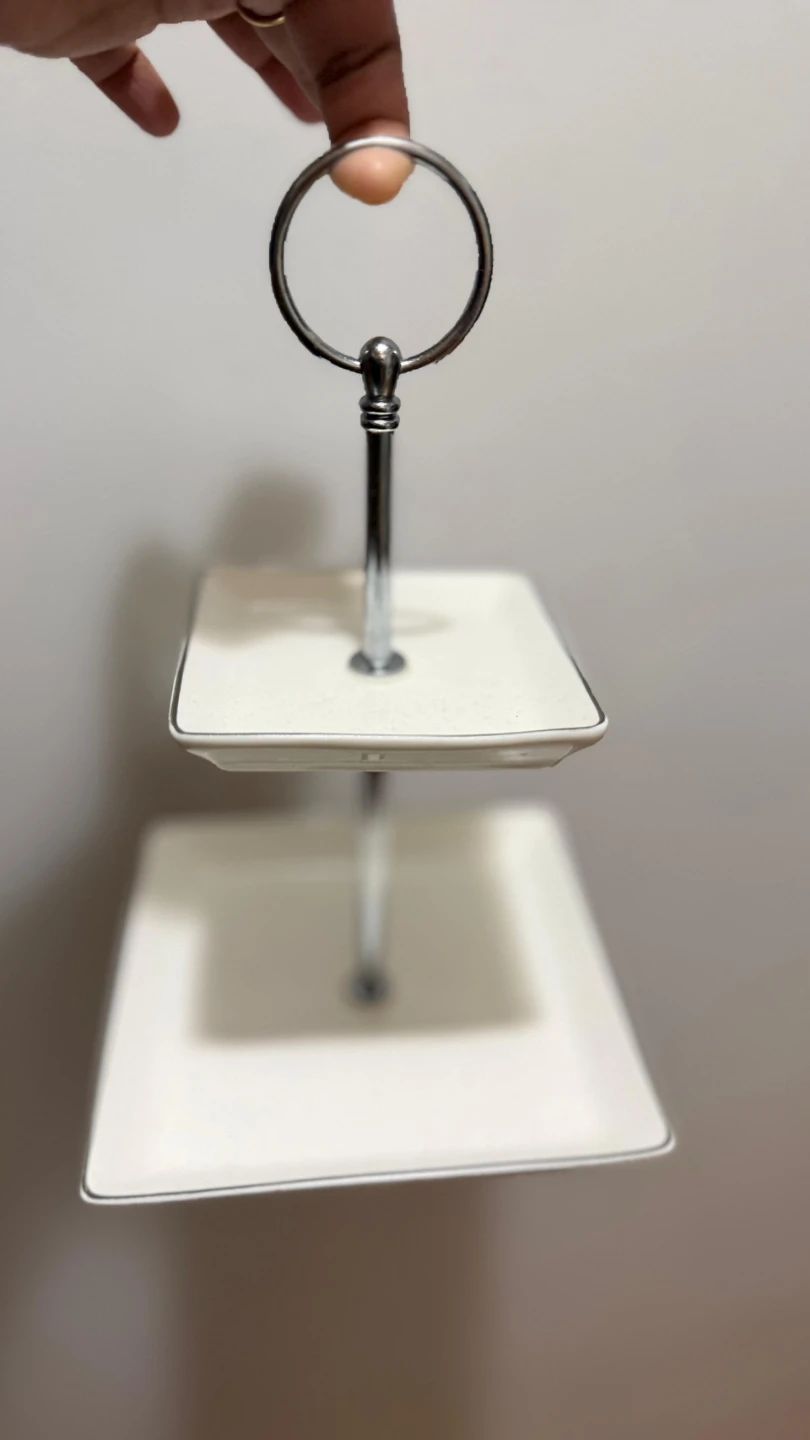 Two-Tier Square Serving Tray - photo 2