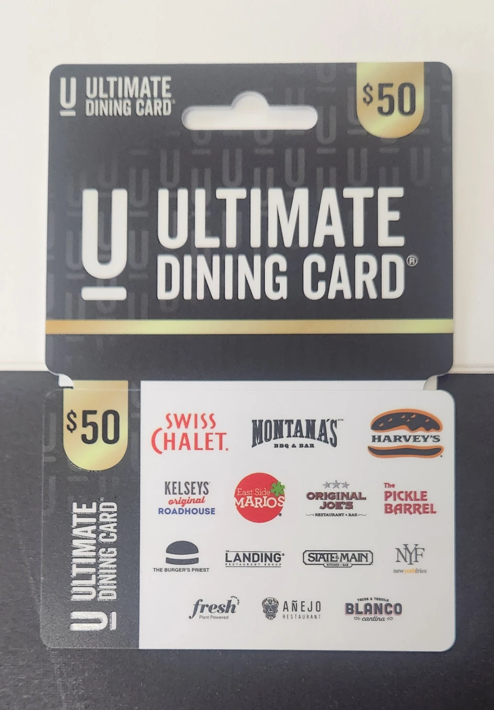 Ultimate Dining Card - $50 Gift Card