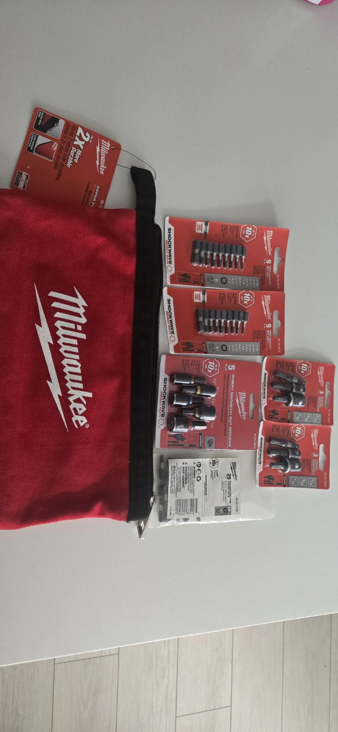 Milwaukee Shockwave Impact Duty Bit and Socket Set/ Pouch