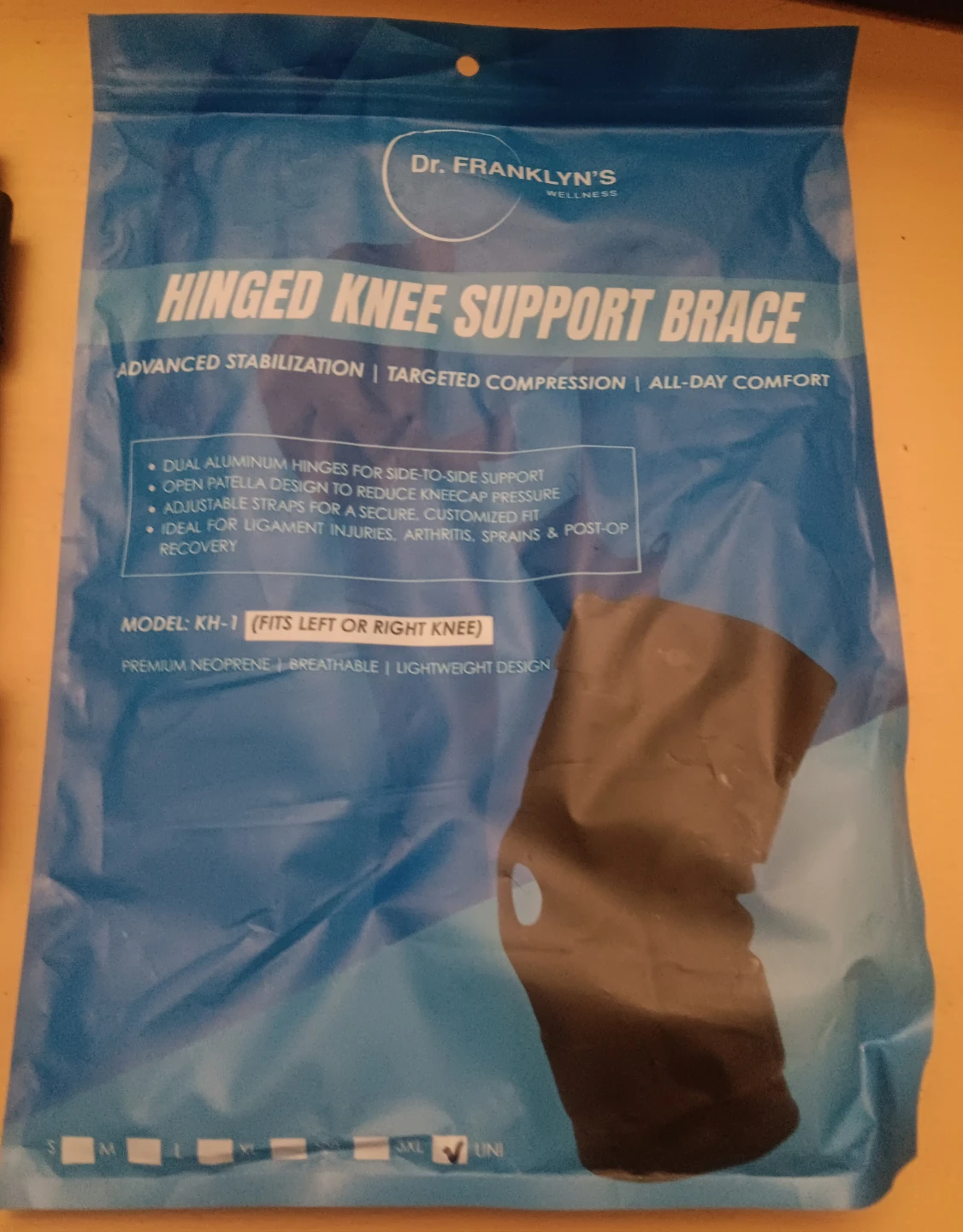 Dr. Franklyn's Hinged Knee Support Brace - Universal - photo 2