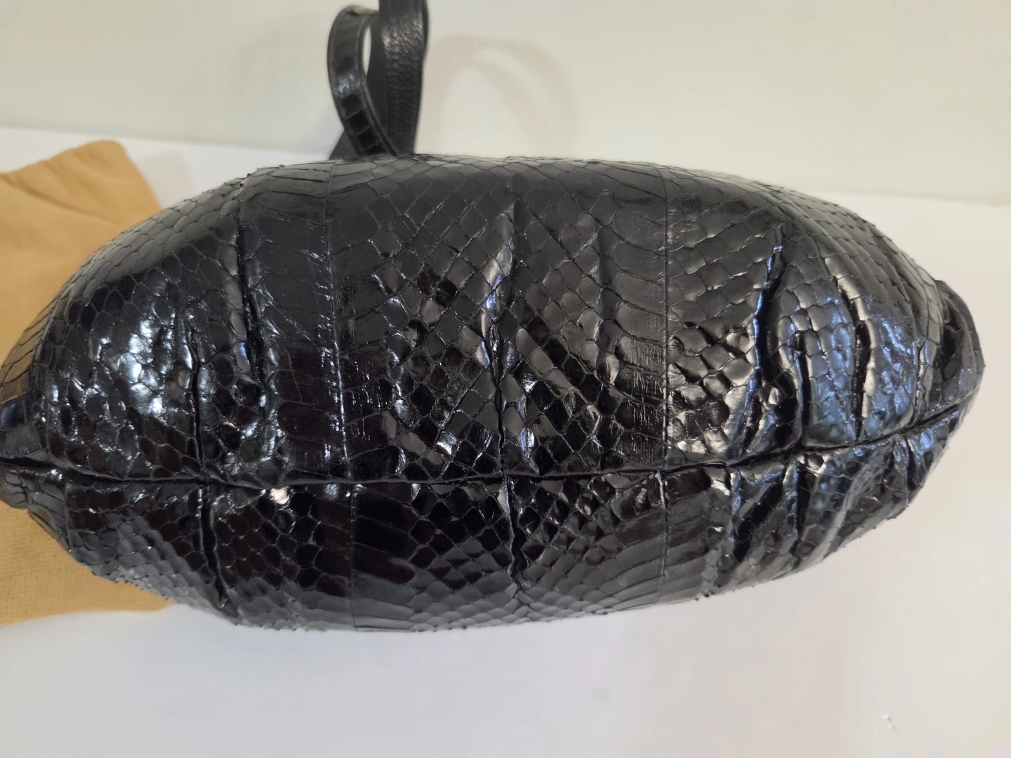 Linea Giemme Black Snakeskin Handbag - photo 3