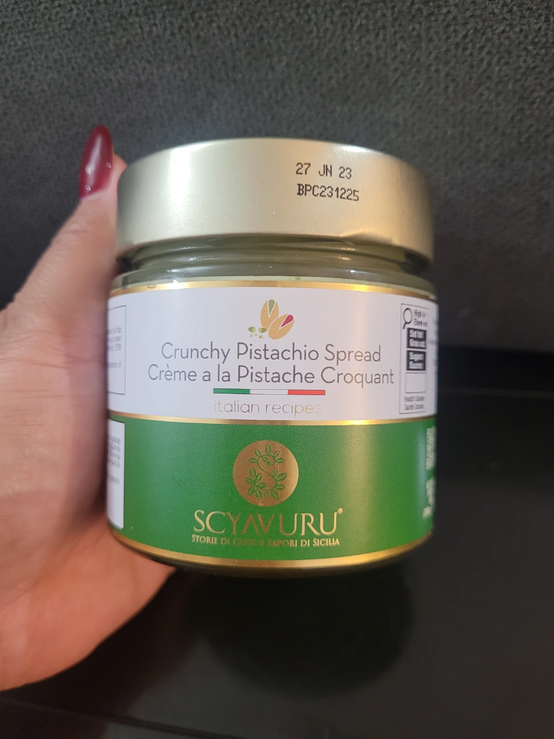 Scyavuru Crunchy Pistachio Spread 200g