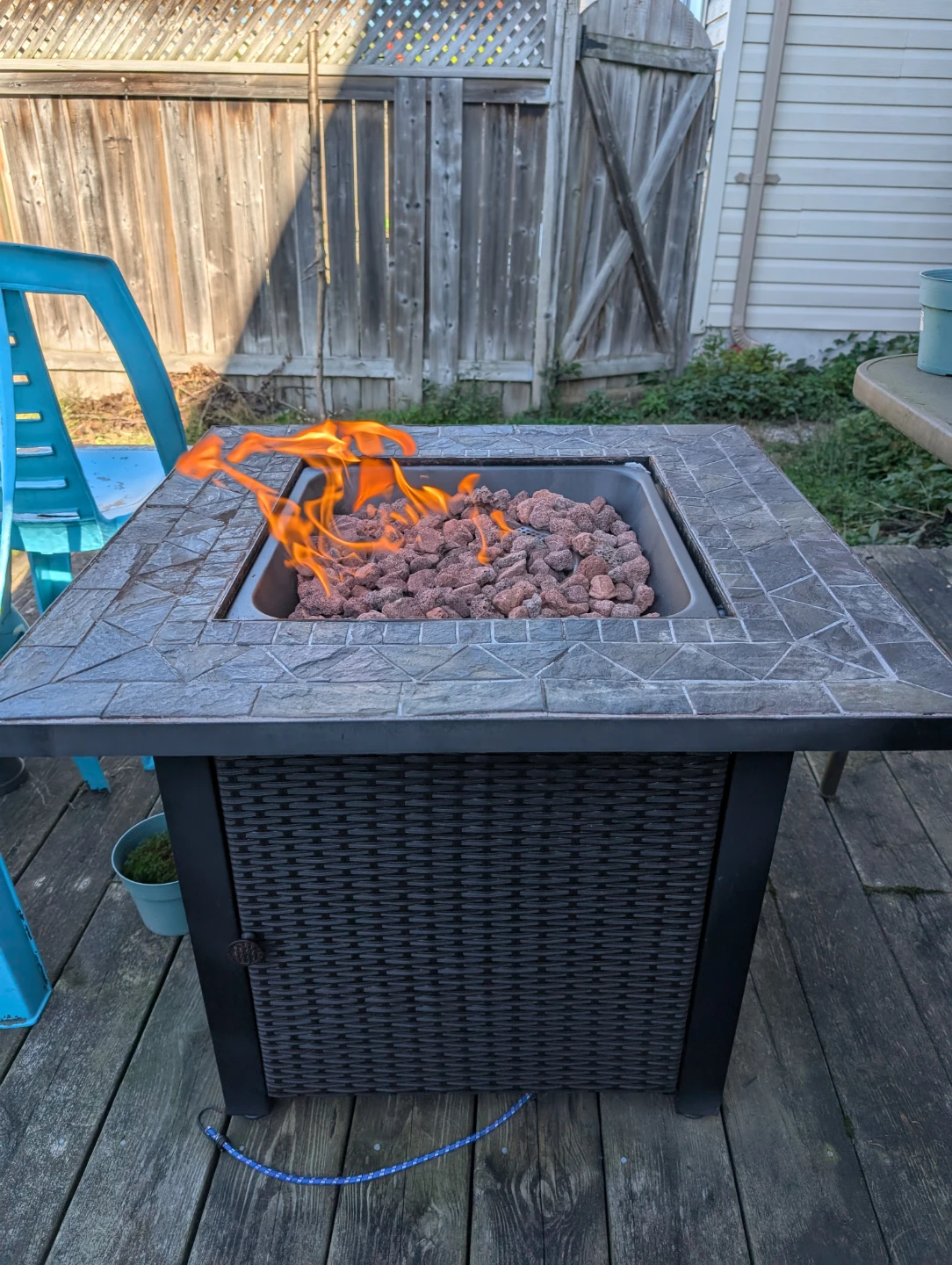 LP Gas Outdoor Fireplace