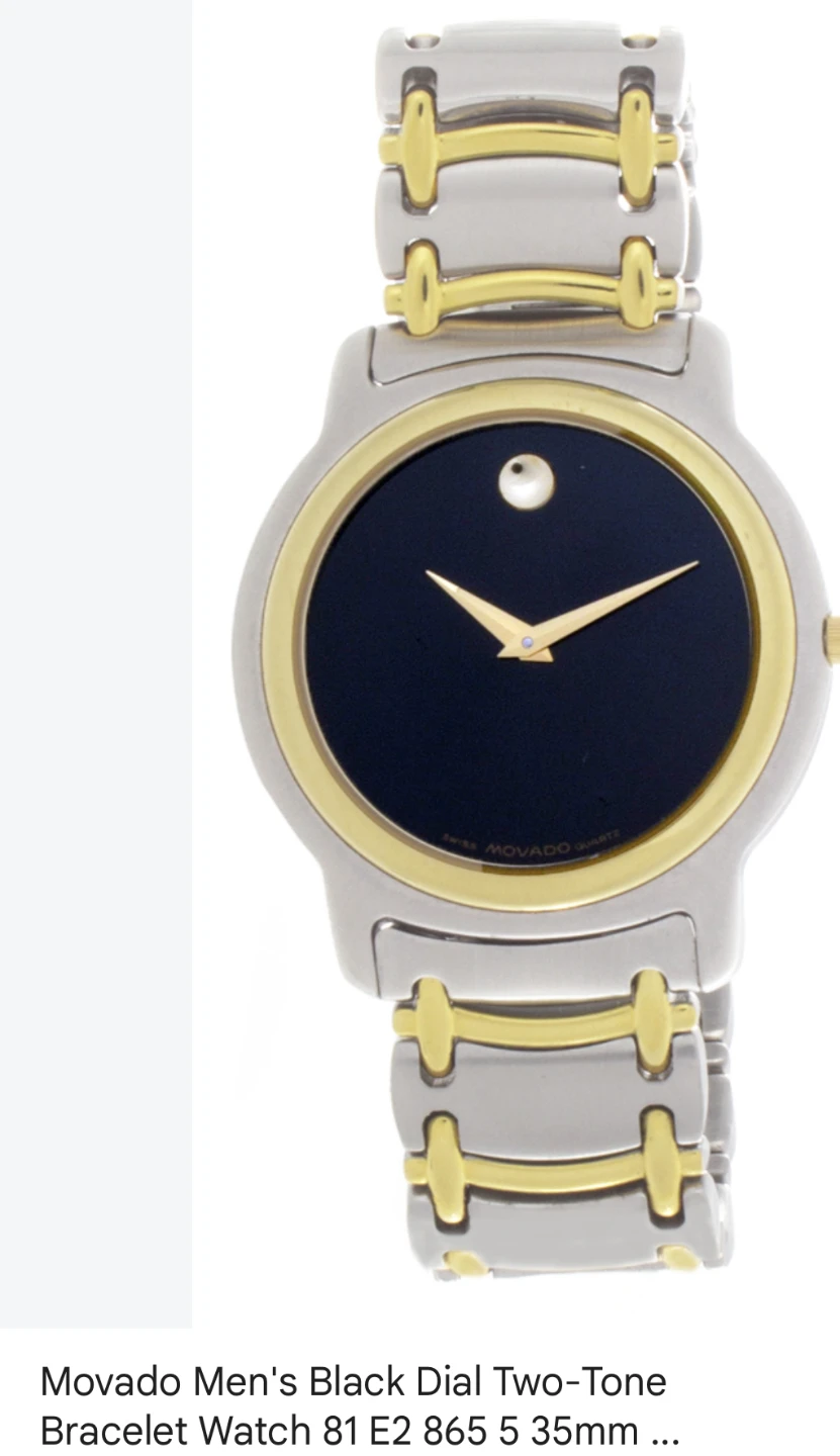 Movado Men's Two-Tone Bracelet Watch
