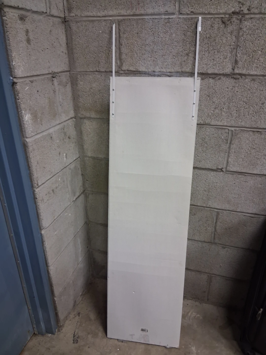 White Over-the-Door Full Length Mirror - photo 2