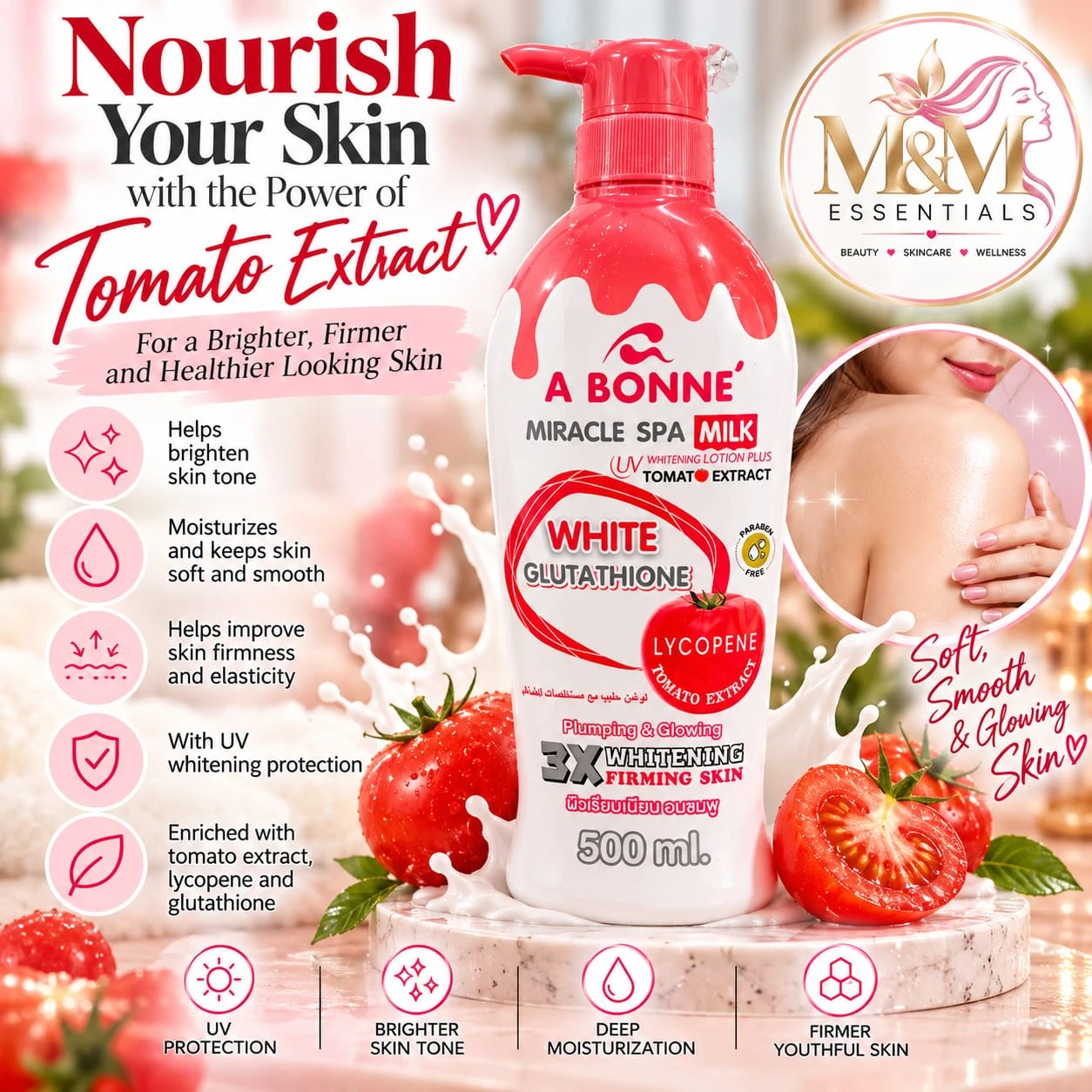 A Bonne Miracle Spa Milk Whitening Lotion 500ml