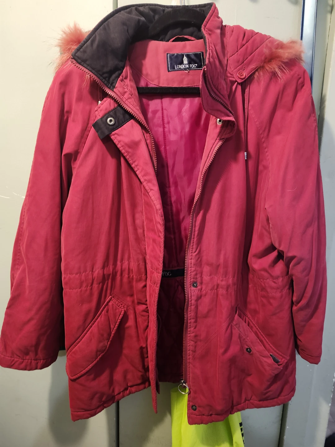 London Fog Red Winter Jacket