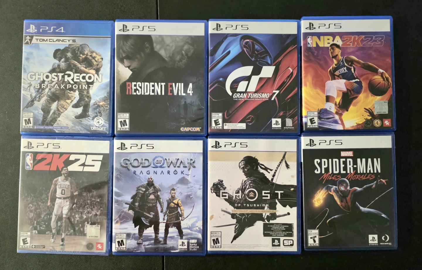 Assorted PlayStation 4 and 5 Video Games