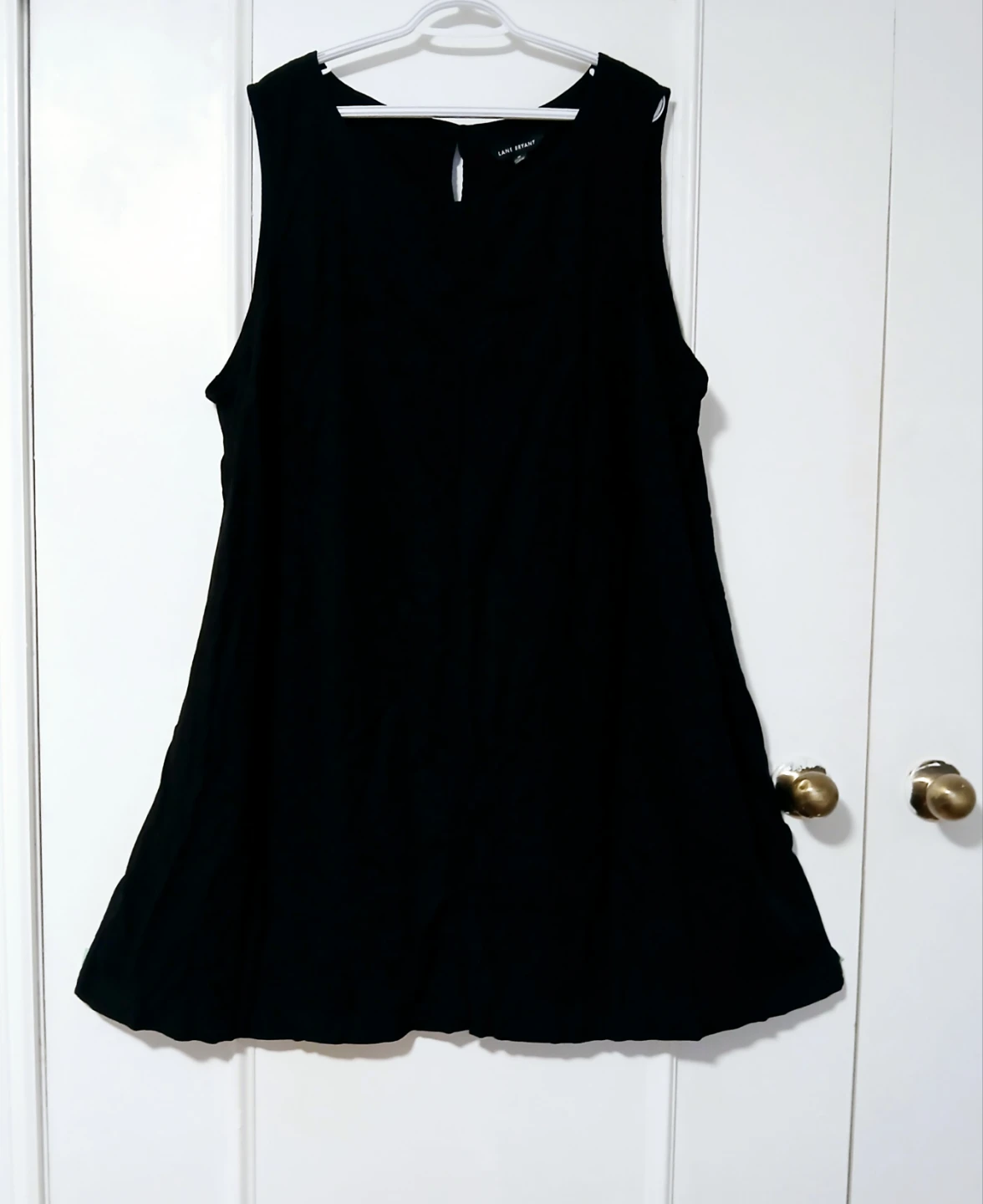 Women 4XL Lane Bryant Sleeveless Black Top