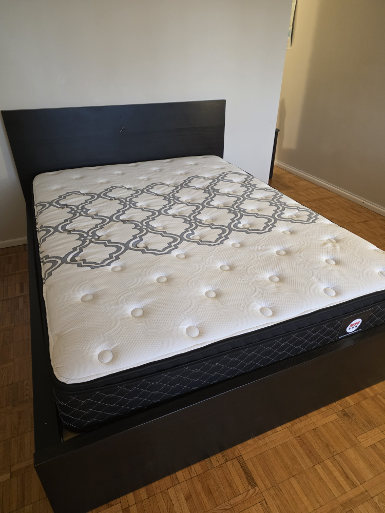 Queen Euro-Top Mattress – NM Hi-Loft Elite 12" (Optional Frame) - photo 2