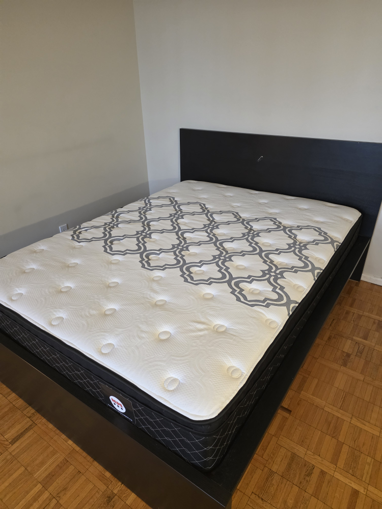 Queen Euro-Top Mattress – NM Hi-Loft Elite 12" (Optional Frame) - photo 3