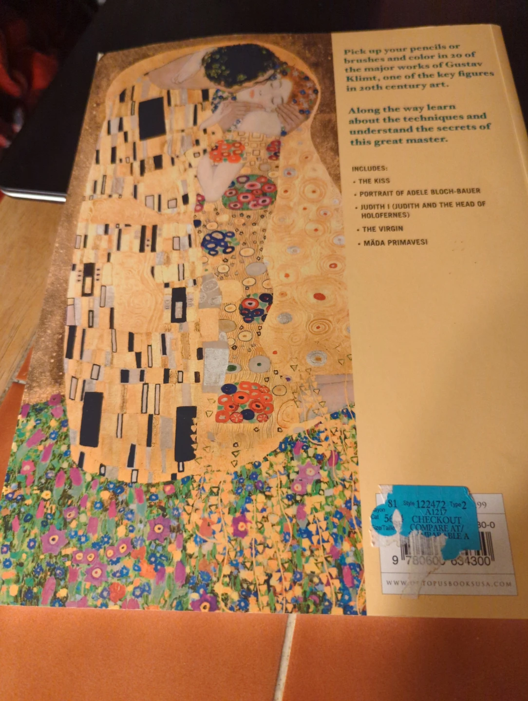 Gustav Klimt Adult Colouring Book - photo 2