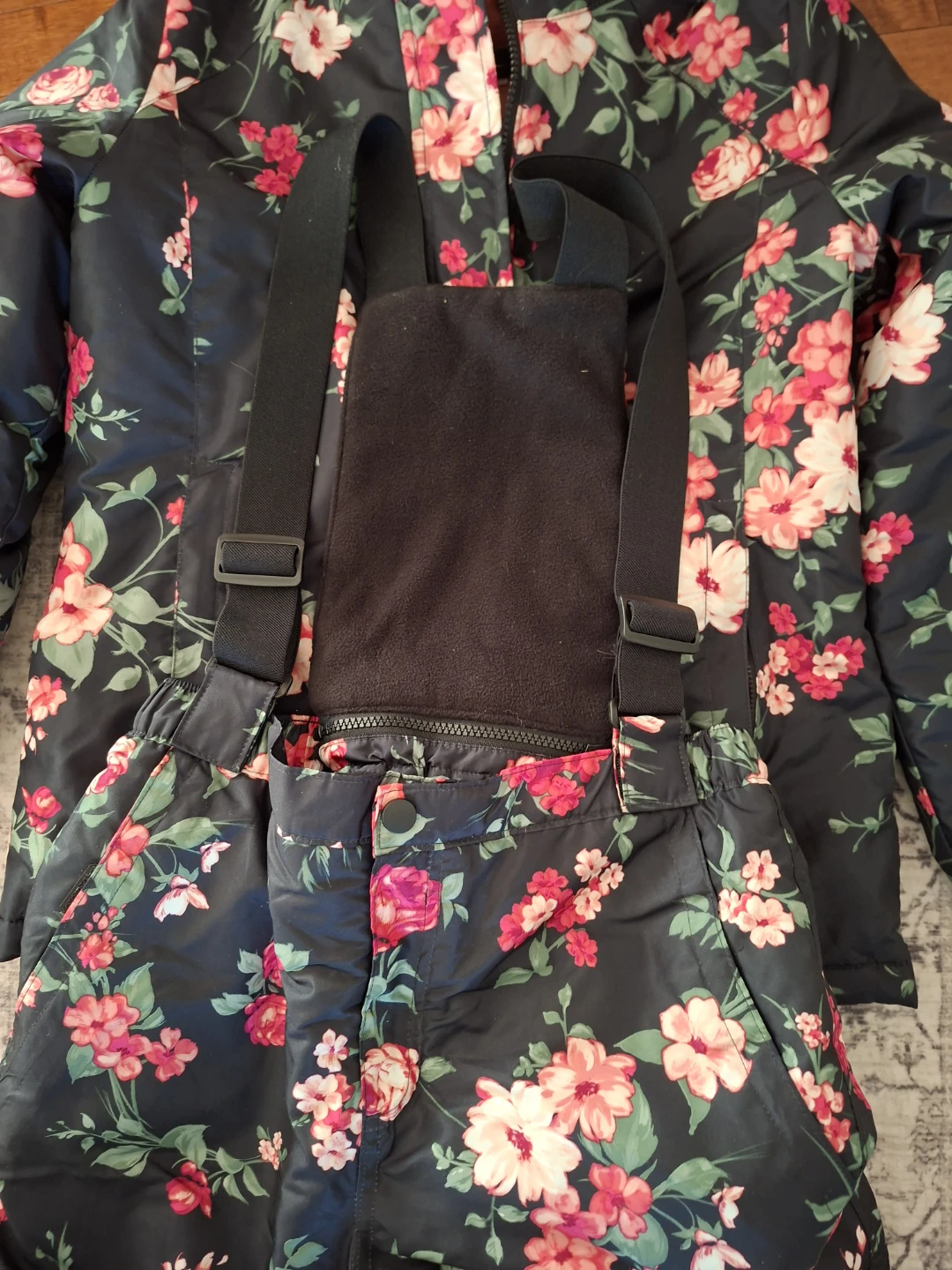 Floral Winter Snow Suit Set - photo 3