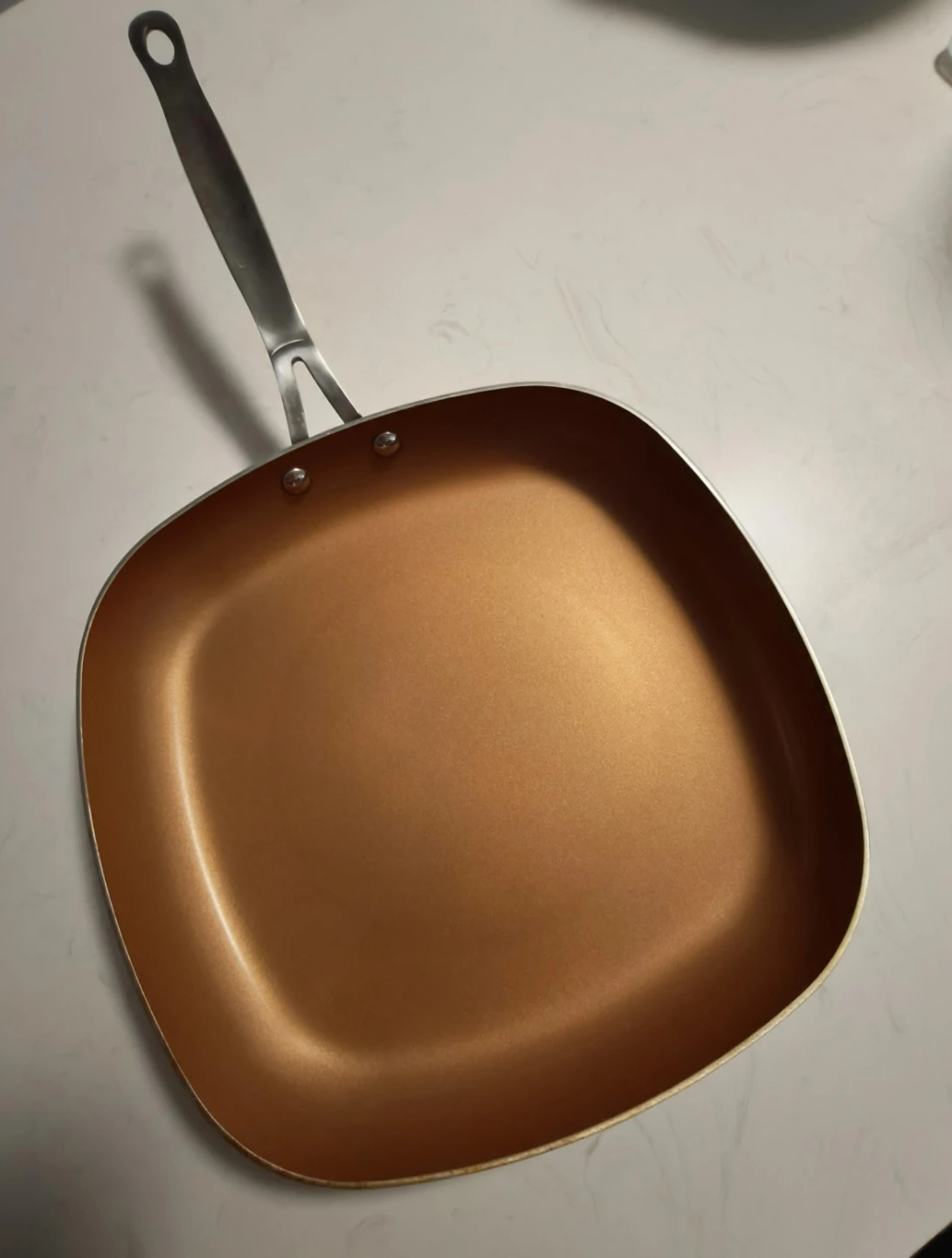 Copper Square Frying Pan