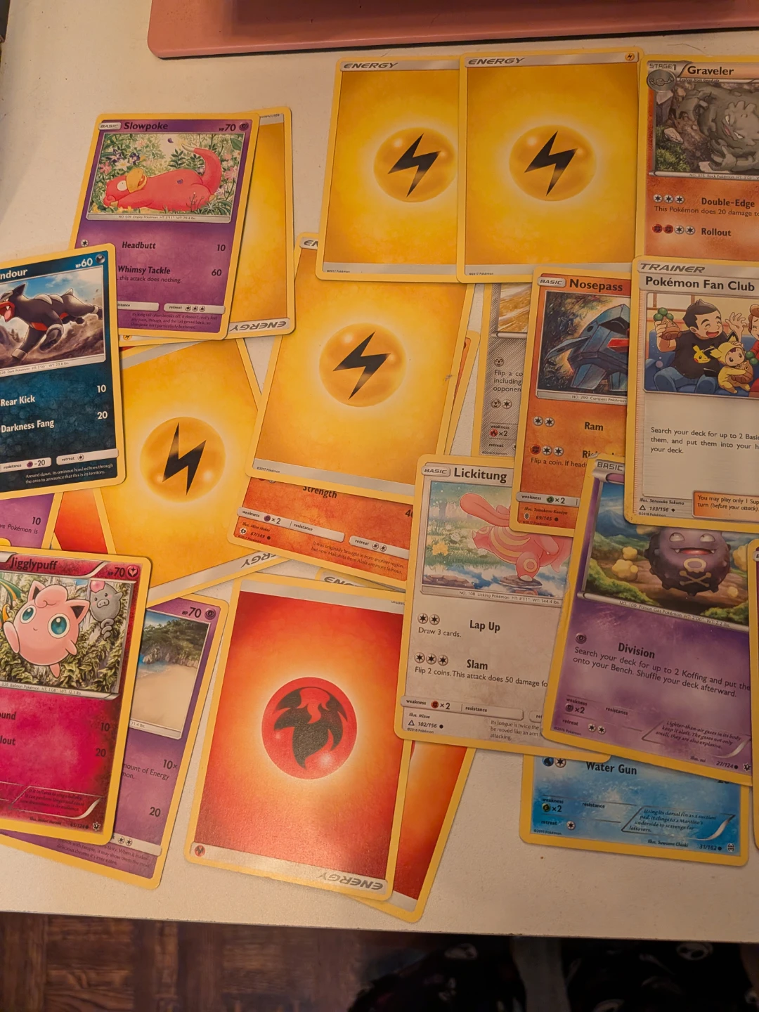 Assorted Pokemon Trading Cards
