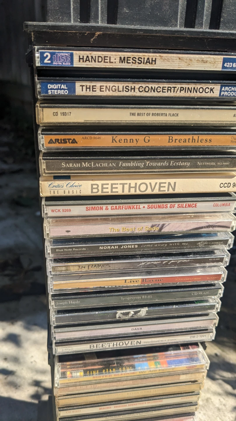 Tower CD storage rack with collection - photo 2