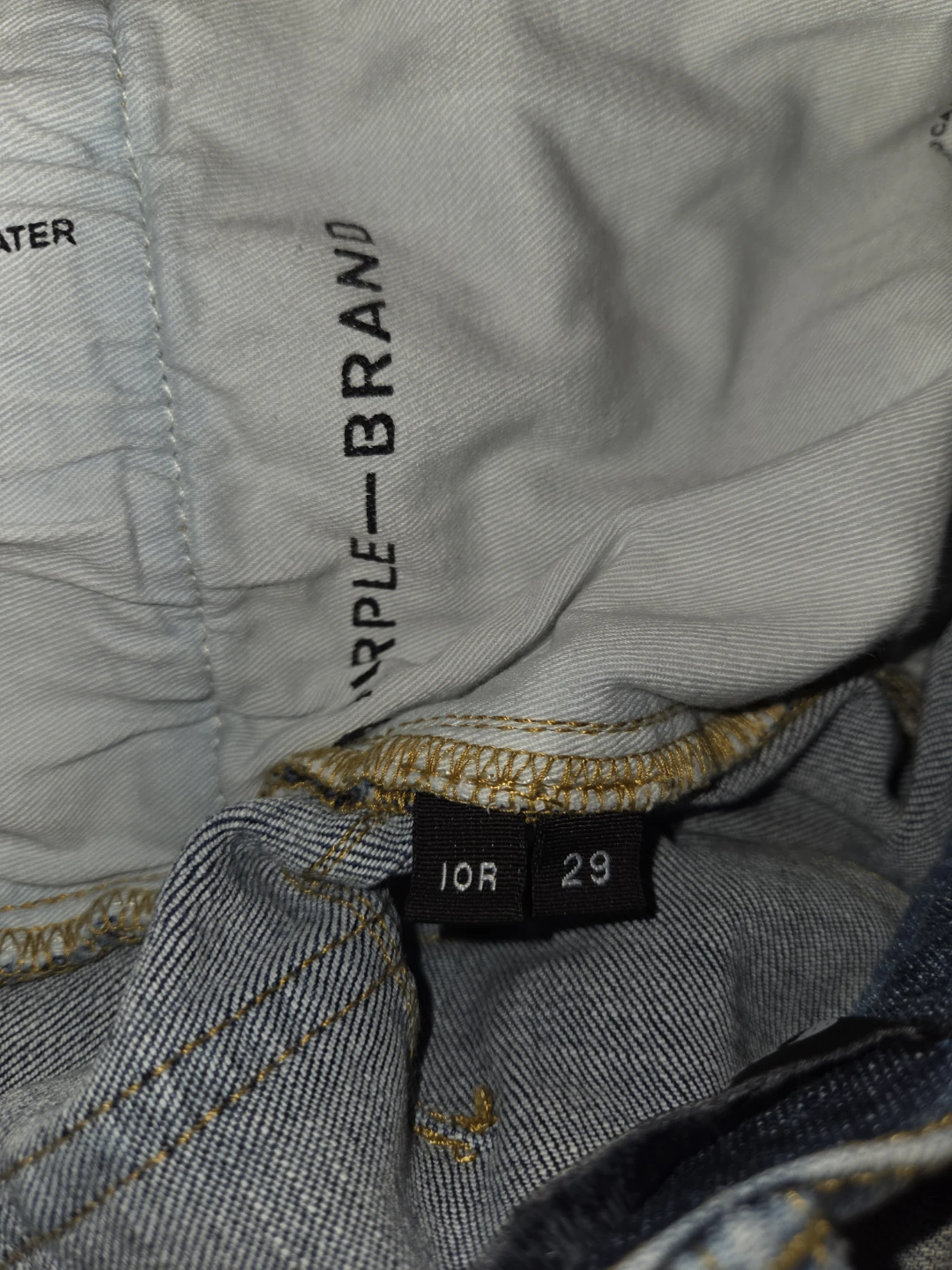 Purple Brand Slim Fit Low Rise Denim Jeans in a Ladies 10R/In29 - photo 5
