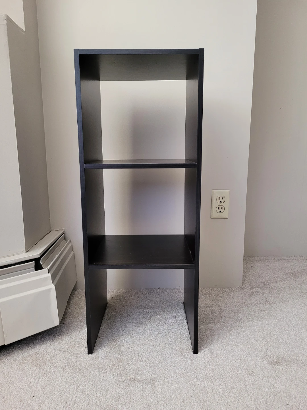 Dark Brown 3-Tier Shelving Unit