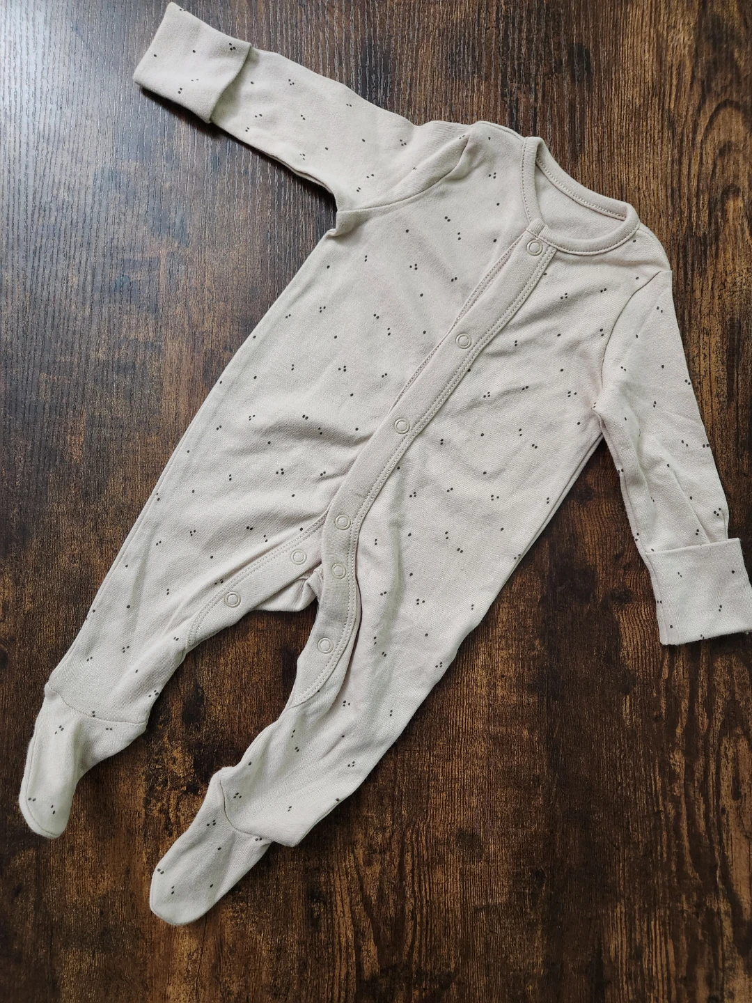 Set of 4 Baby Footie Pajamas NB size - photo 5