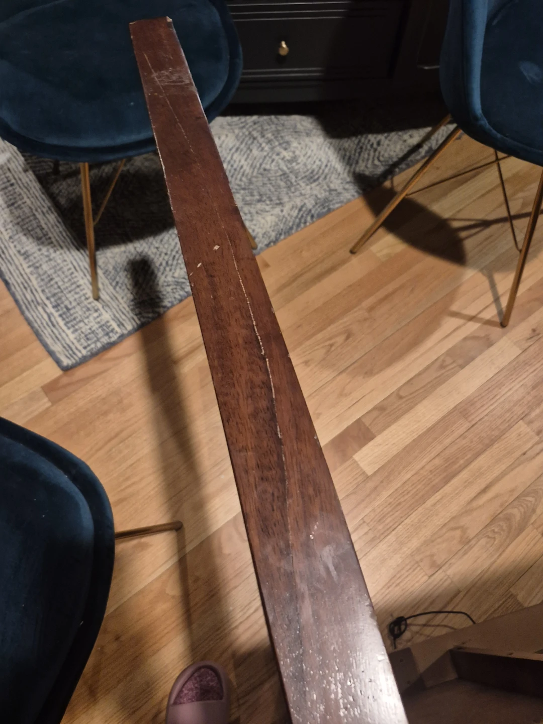 Dark Wood Dining Table - photo 4