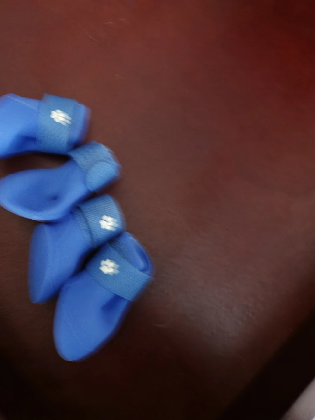 New Light Blue Pet Hoodie and Four Silicone Boots in size xsmall - photo 3