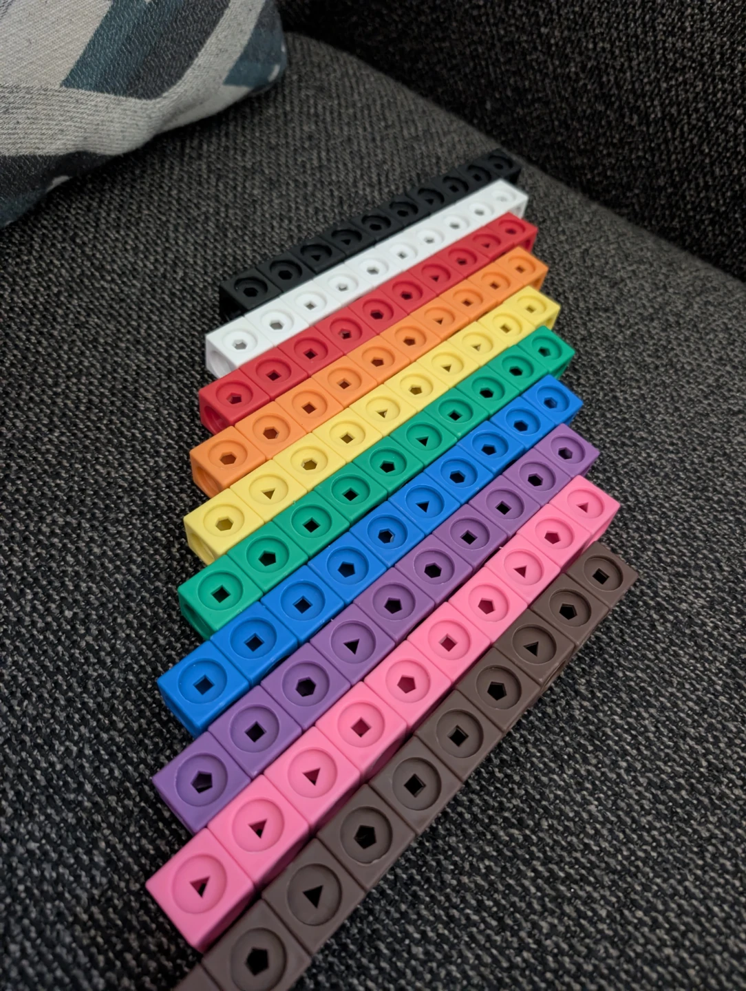 100 MathLink counting/sorting cubes