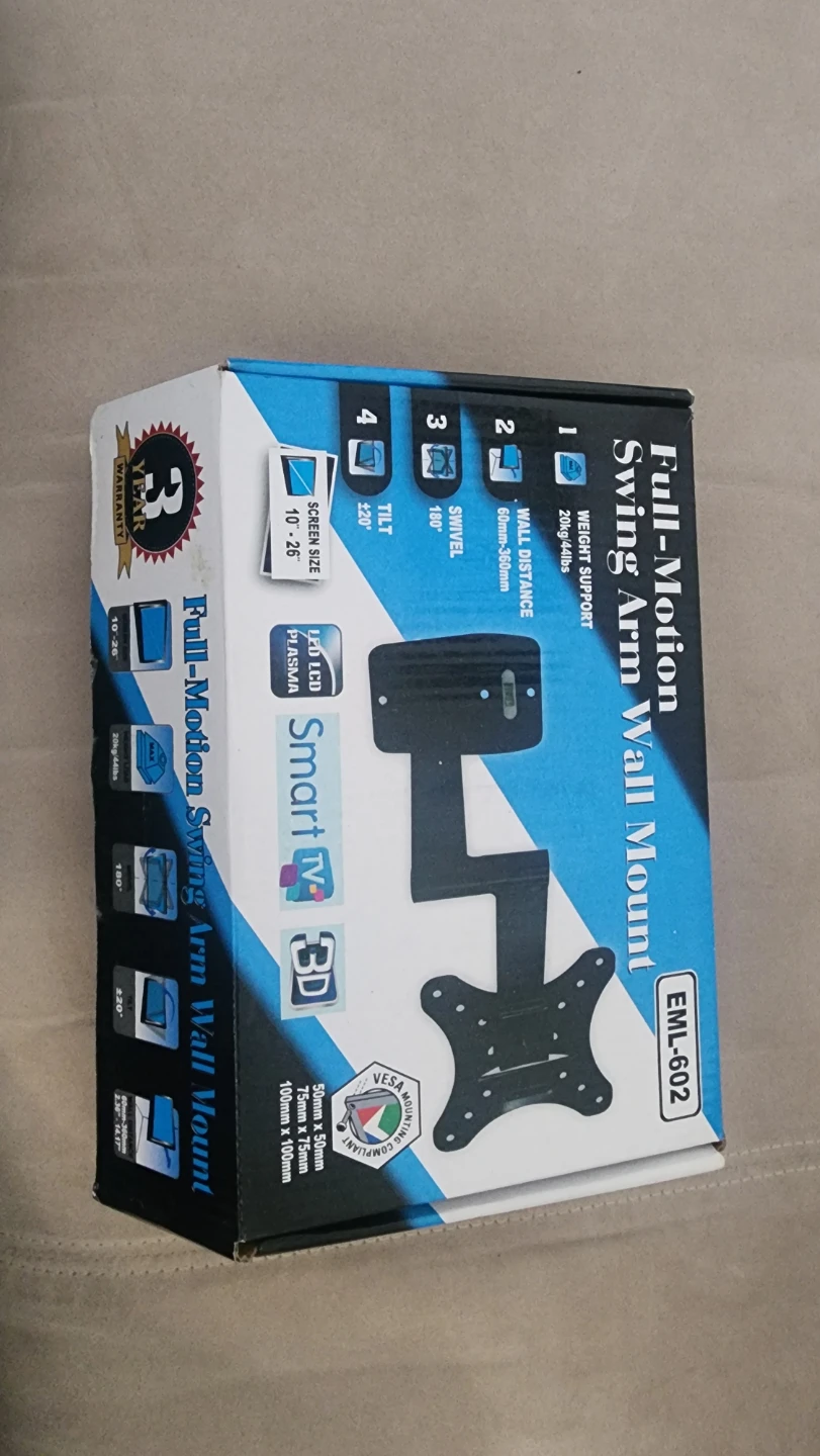 EML-602 Full-Motion TV Wall Mount