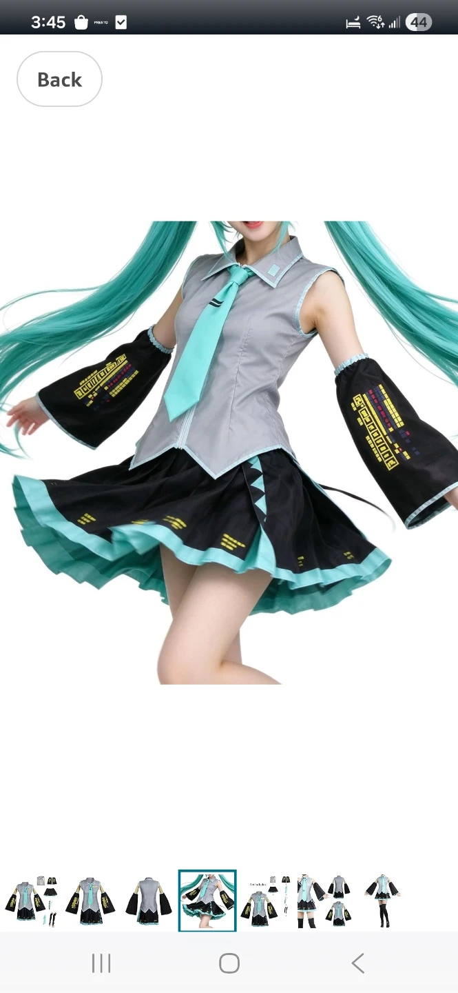 Miku Cosplay Costume Set