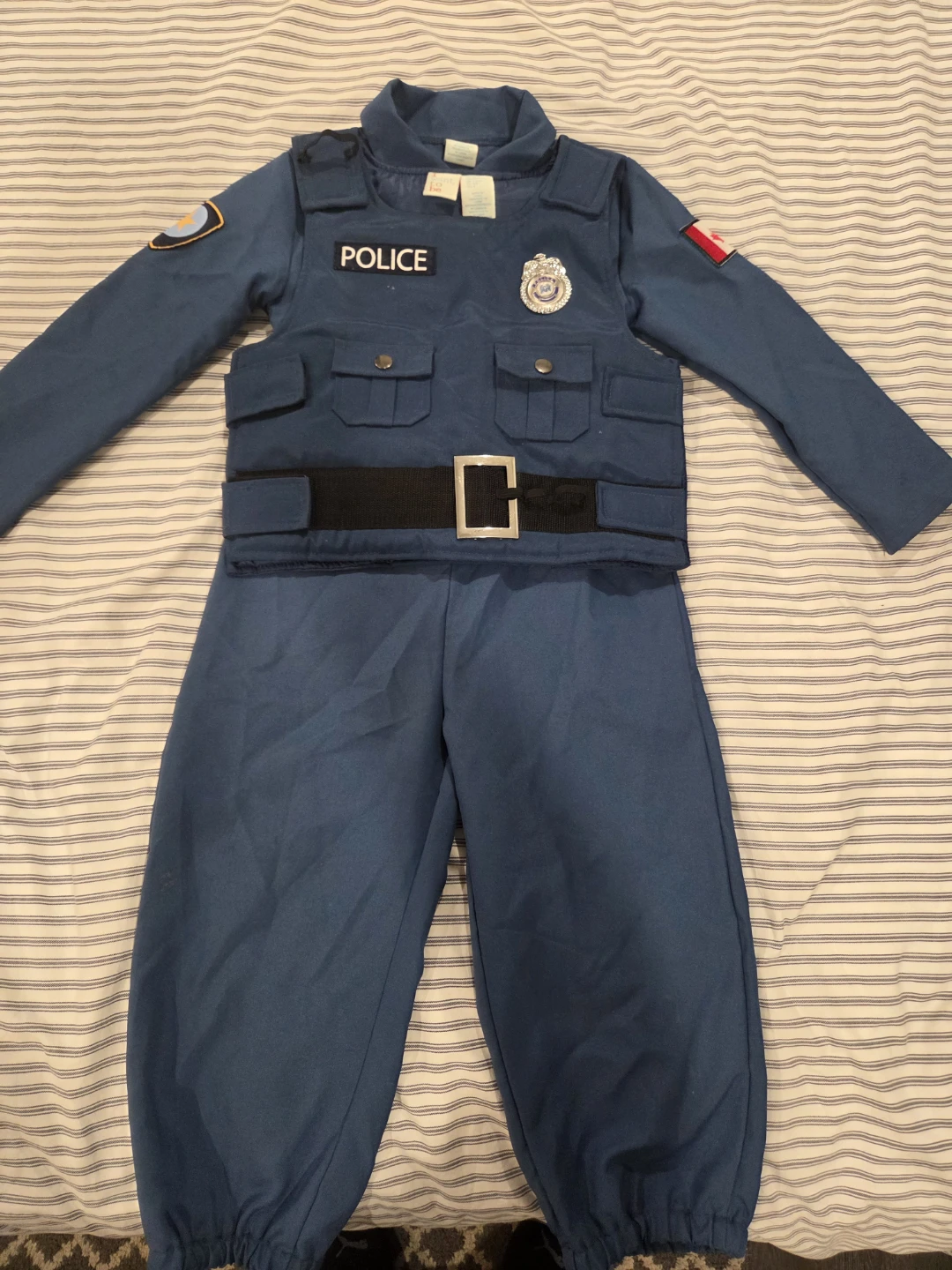 Kids Police Officer Costume Size 4