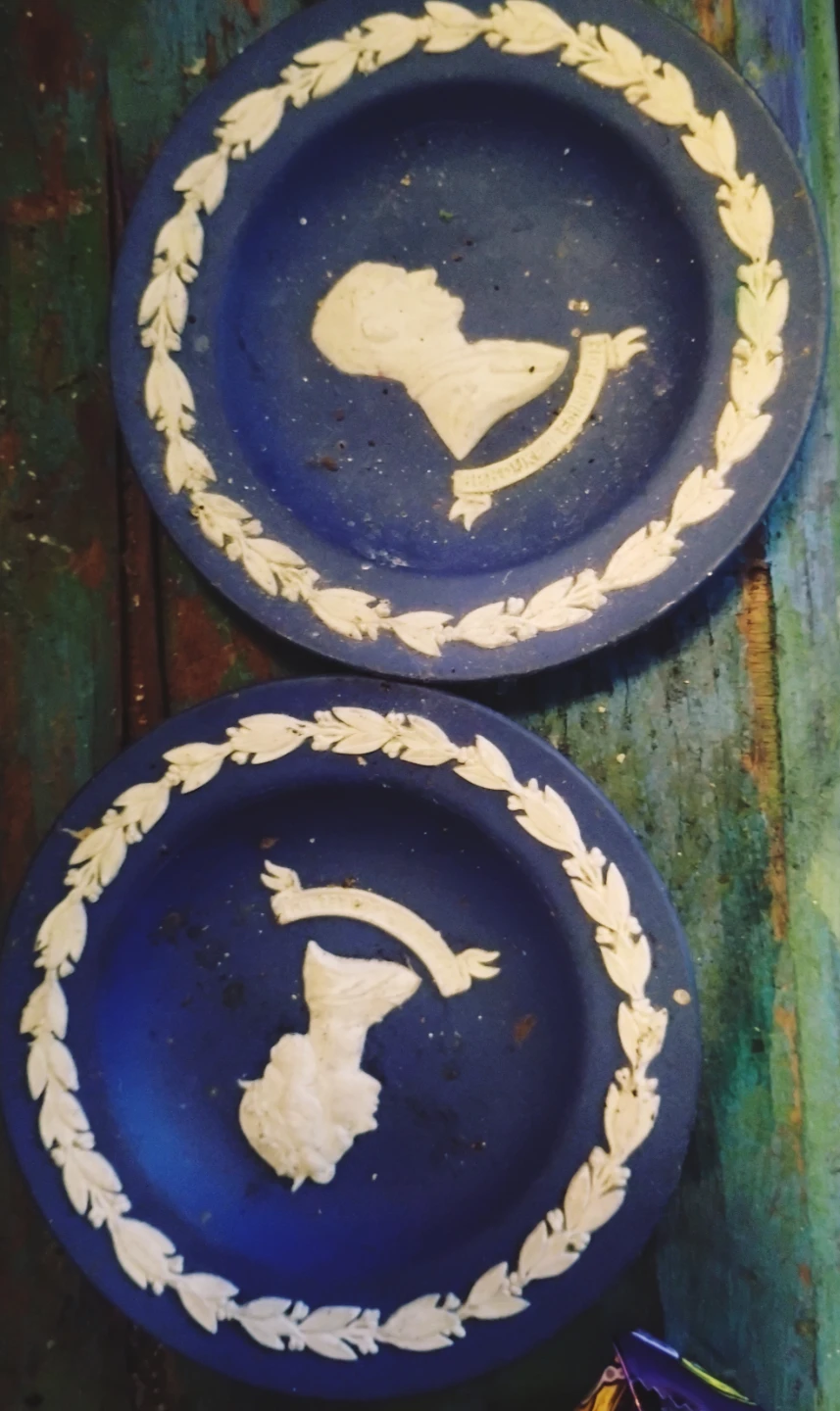 Two Wedgwood Jasperware Plates