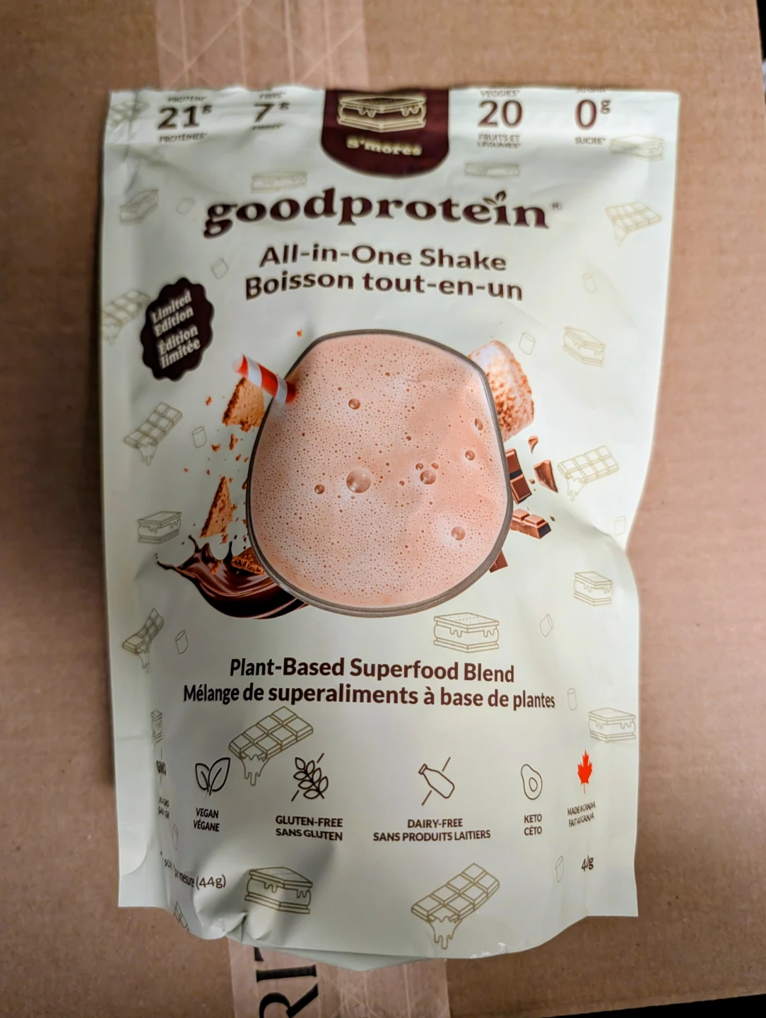 Good Protein All-in-One Shake S'Mores