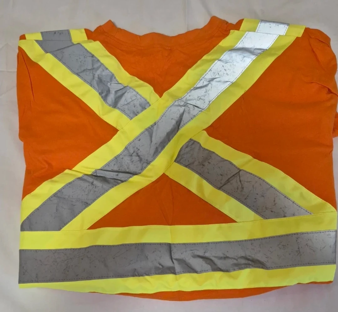 Men's Size 5X Safety Vest T-Shirt