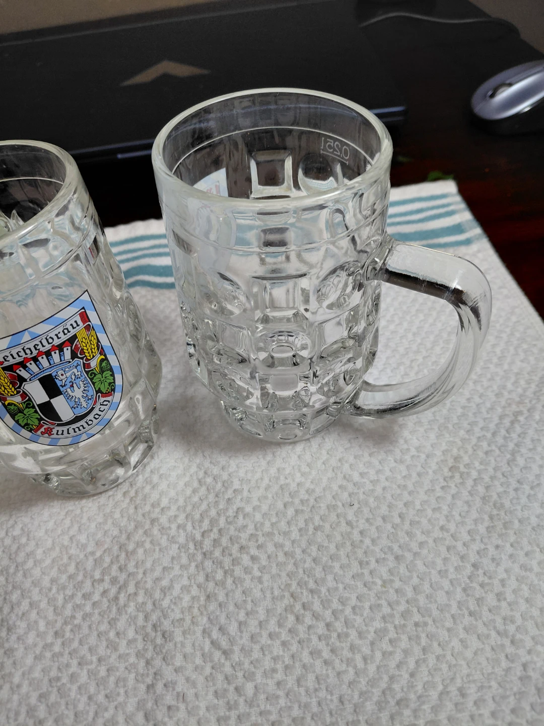 Two Reichelbräu Kulmbach Beer Mugs - photo 2