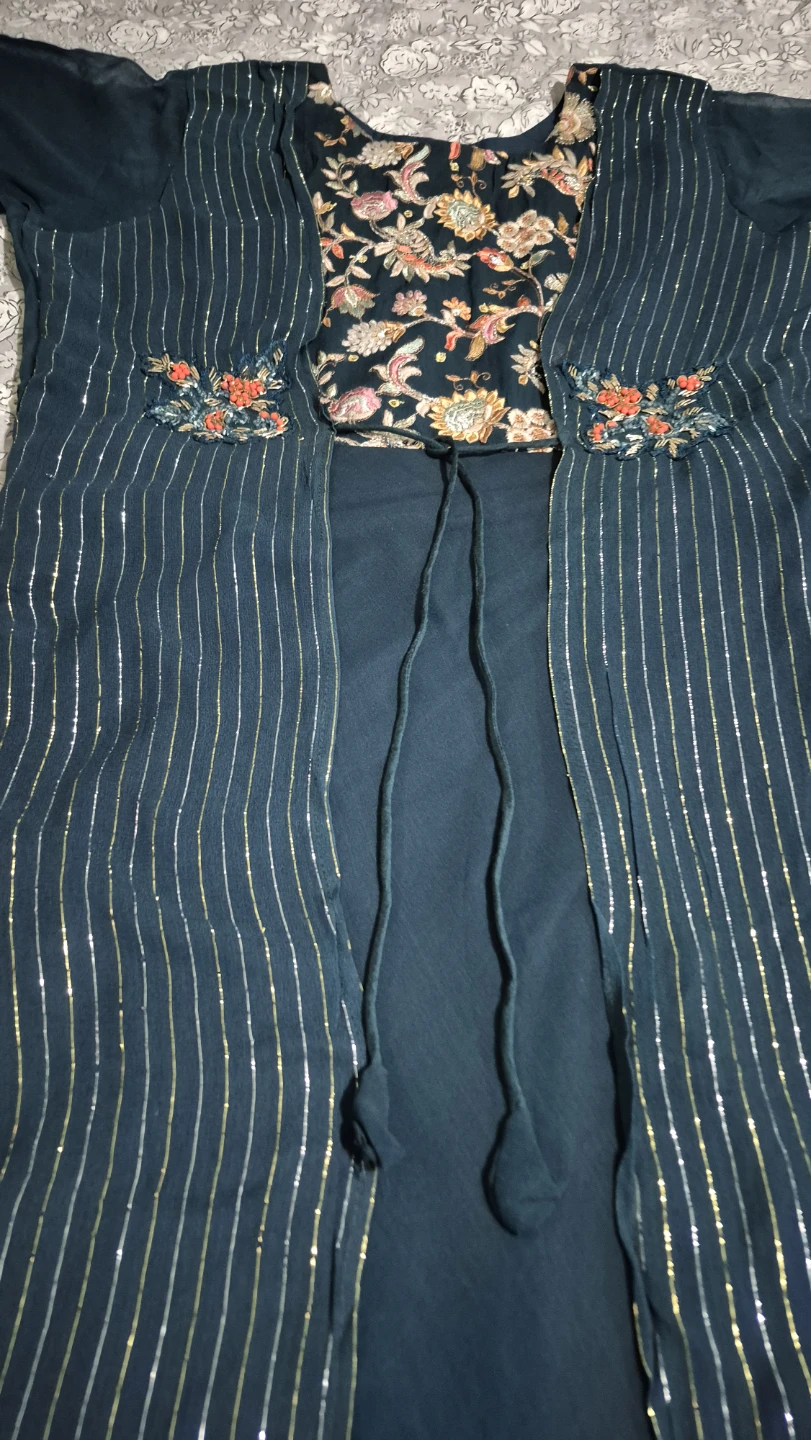 Pakistani Indian city style long dress - photo 4