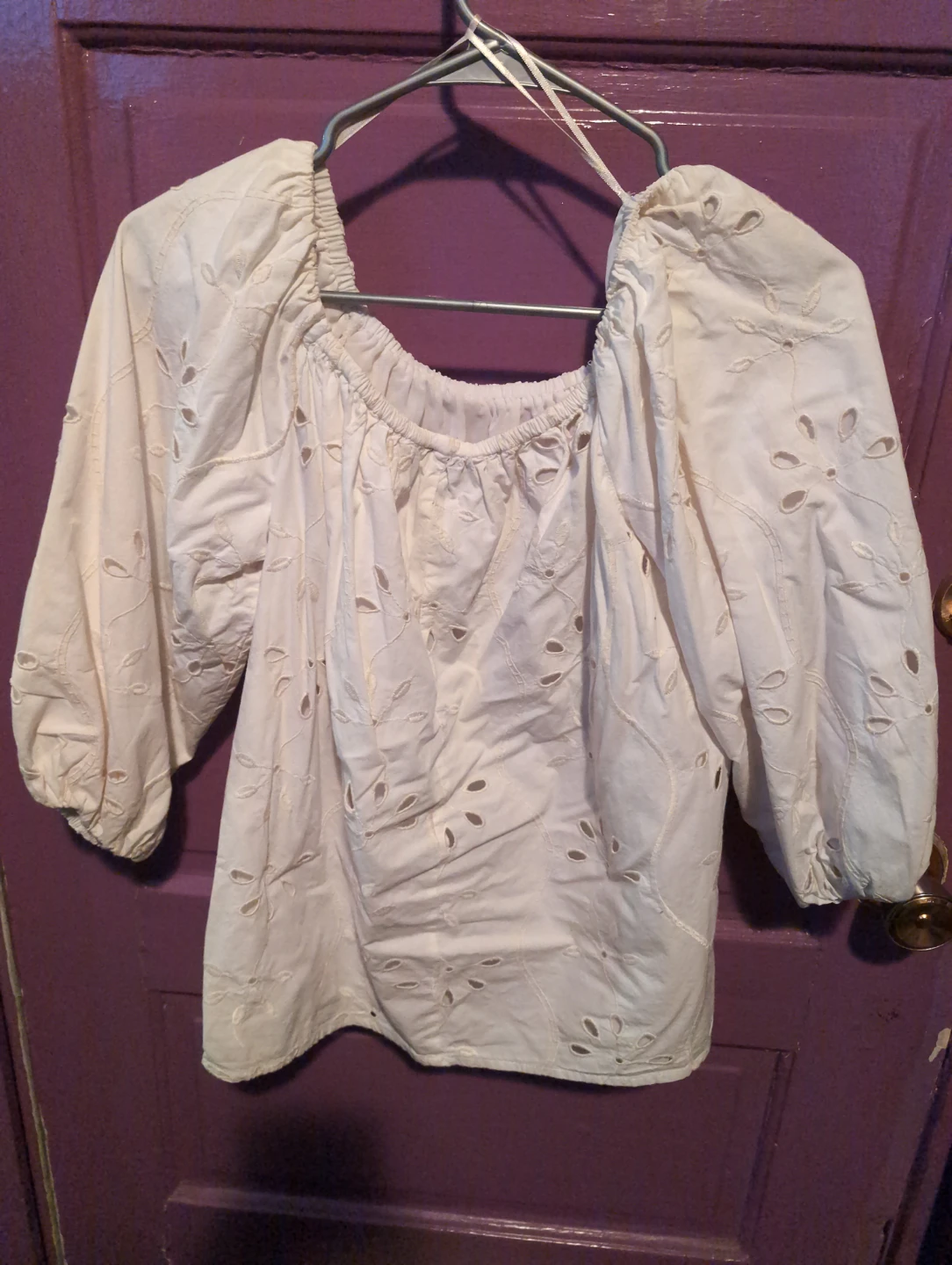 River Island White Embroidered Blouse - photo 2
