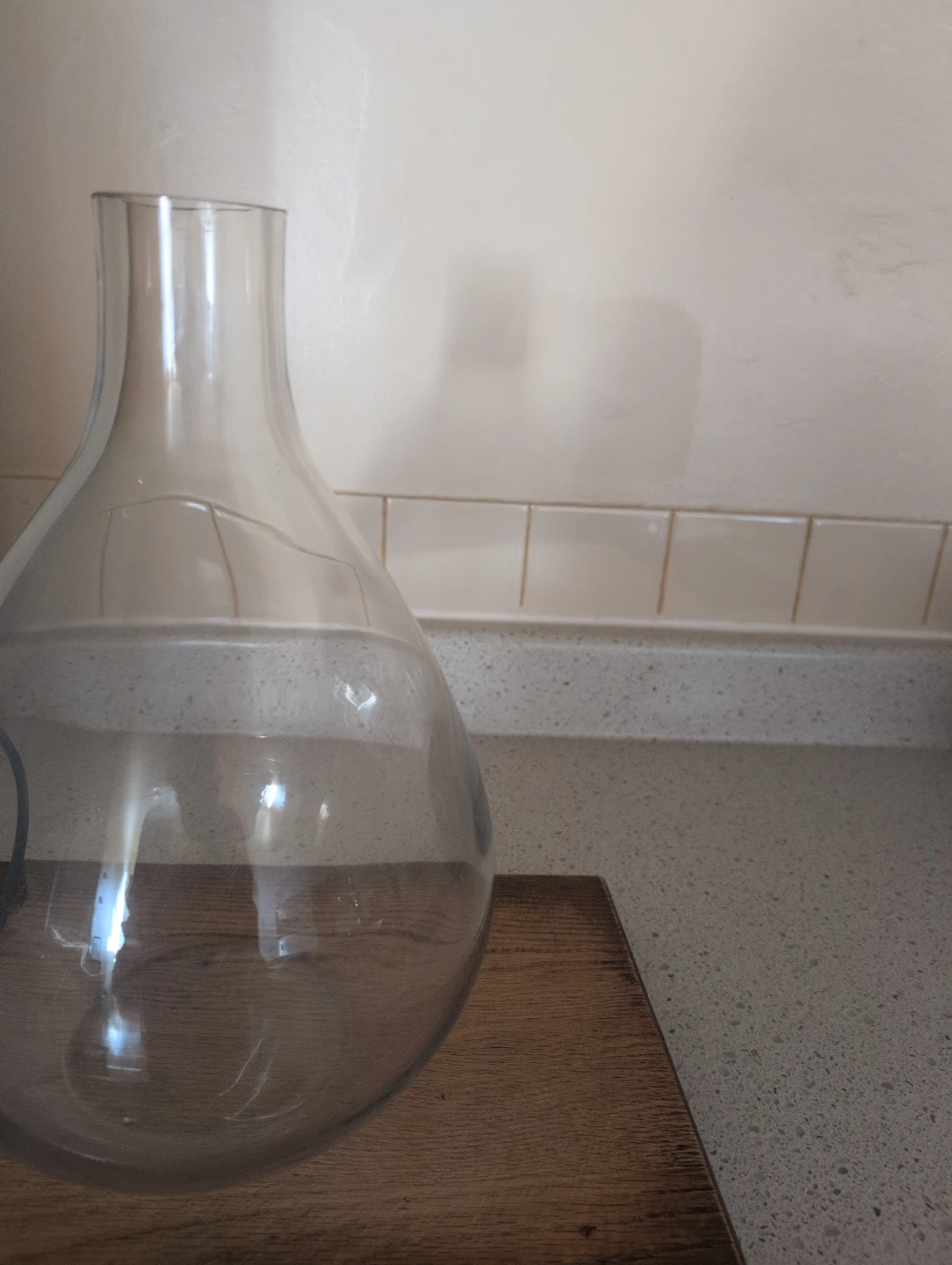 Clear Glass Decorative Vase - photo 3