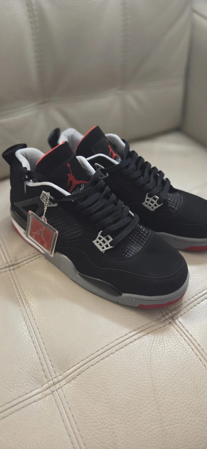 Nike Air Jordan 4 bread style Sneakers - photo 2