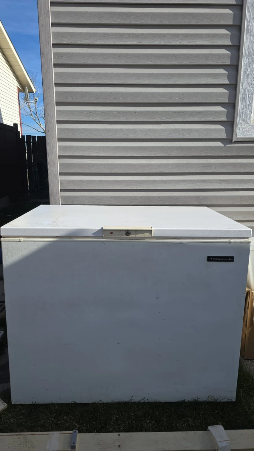 White Chest Freezer