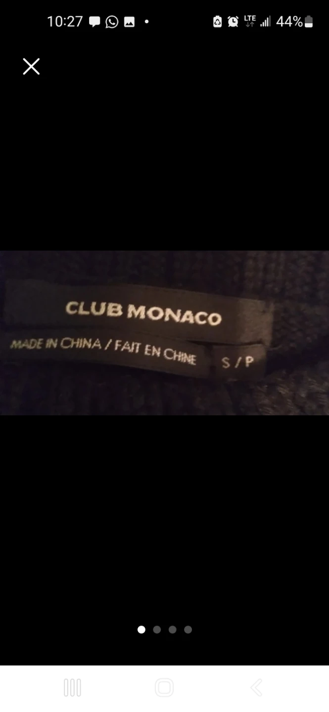 Club Monaco Black Merino Wool Vest S - photo 5