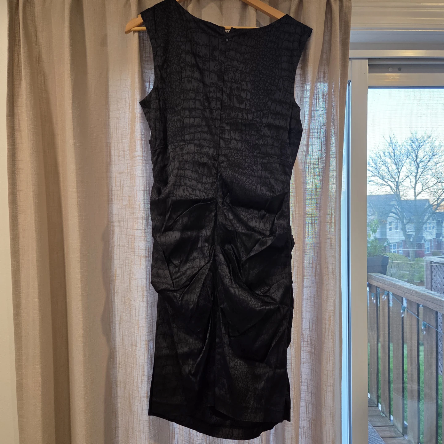 Le Chateau Plum Crocodile Print Dress - photo 2