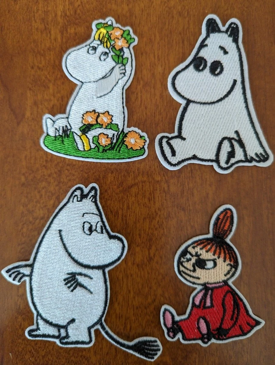 Moomin Embroidered Iron-On Patches - photo 2