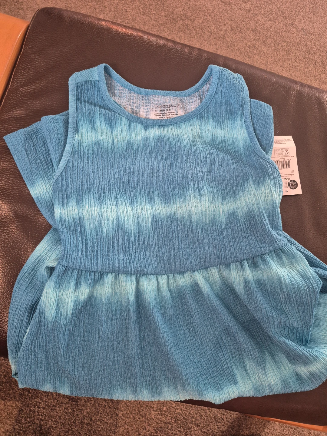 George Tie-Dye Girls Tank Dress Size M (7-8) - photo 3
